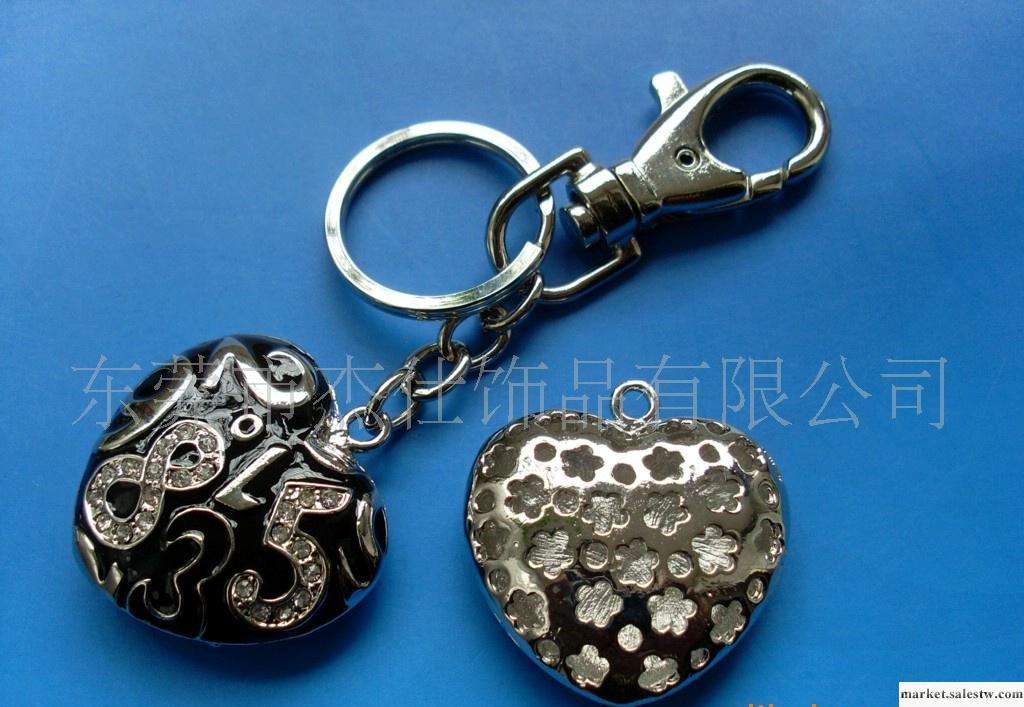 環保電鍍 烤油漆 鑲鉆 摟空鑰匙扣 韓版鑰匙扣工廠,批發,進口,代購