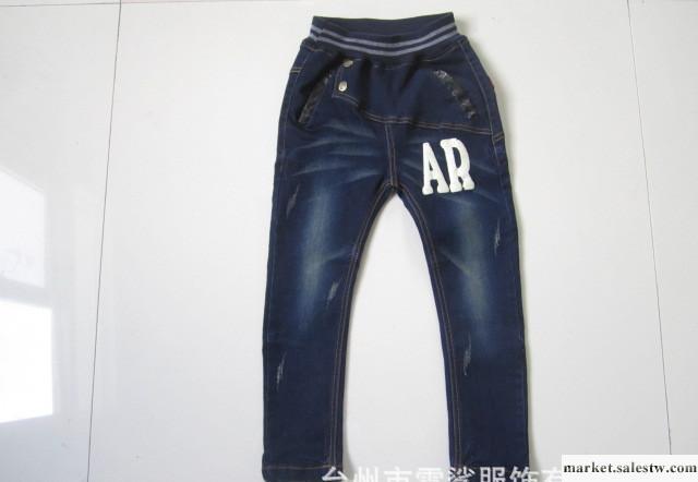 供應雪鯊服飾A2069【精品推薦】韓版松緊帶中童牛仔褲工廠,批發,進口,代購