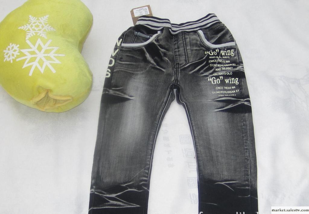 供應雪鯊服飾A1011黑牛仔童褲（2012款牛仔韓版牛工廠,批發,進口,代購