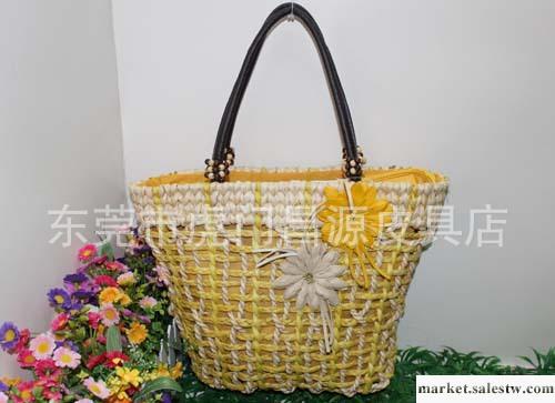 供應昌源皮具17048-0919貿易 草編包 藤編包新款日韓版花工廠,批發,進口,代購