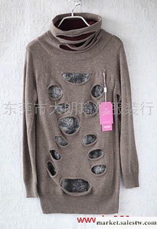 供應絲光棉韓版女式毛衣 百搭堆堆領高領毛衣 打底毛衣工廠,批發,進口,代購