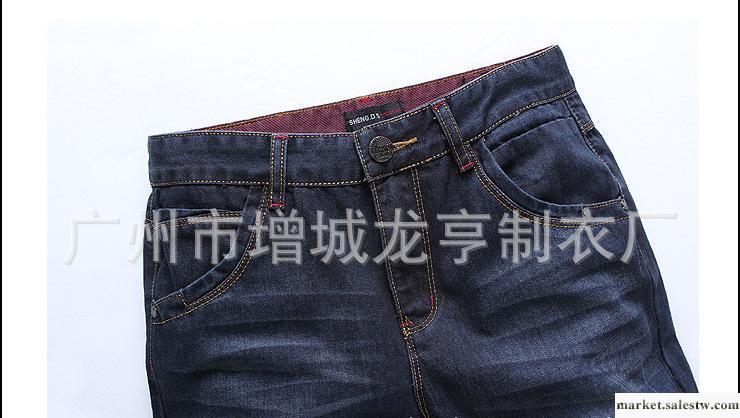 韓版男式牛仔褲男褲加工廣州服裝實力加工廠新塘牛仔褲工廠,批發,進口,代購