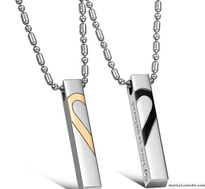 供應鈦鋼飾品 韓版首飾 necklace penda 情侶鈦鋼項鏈 GX697工廠,批發,進口,代購