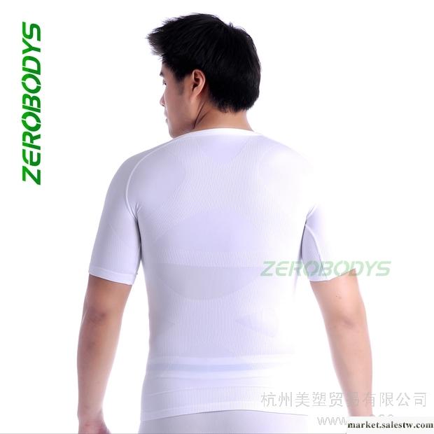 供應ZEROBODYS349白男士塑身內衣緊身短袖收腰收腹運動減肥必備工廠,批發,進口,代購