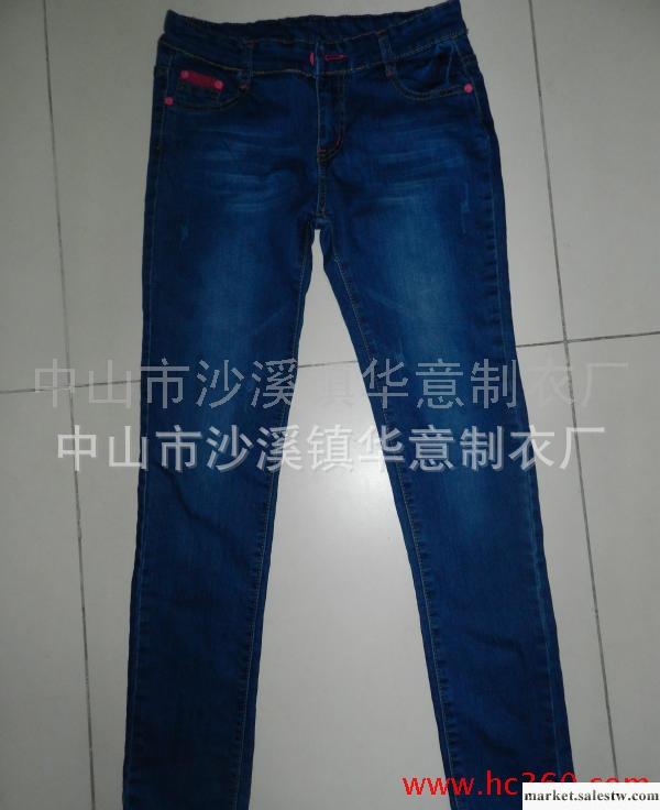 熱銷2012新款韓版修身時尚長牛仔小腳褲工廠,批發,進口,代購