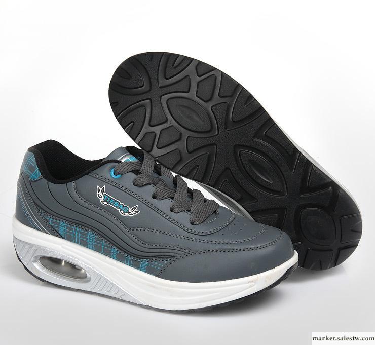 廠家批發銷售 鐵豹Y11229灰藍色時尚健身搖搖鞋減肥塑身鞋正品工廠,批發,進口,代購