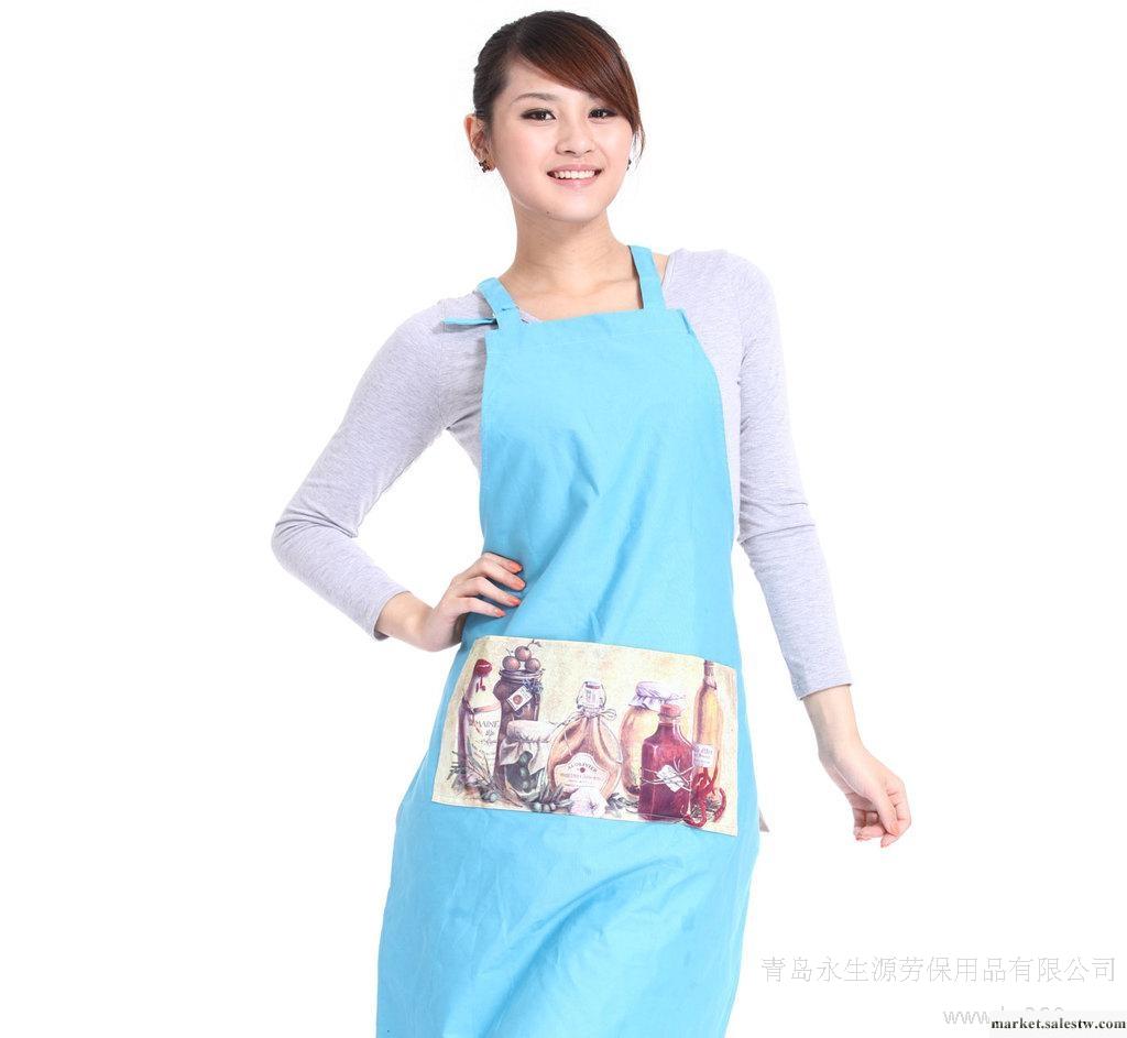 2012最新款式 韓版 純棉 印花圍裙工廠,批發,進口,代購