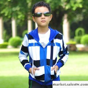 供應2012新款春裝KOO童裝 兒童拉鏈外套 男童開衫外套 韓版AM001批發・進口・工廠・代買・代購