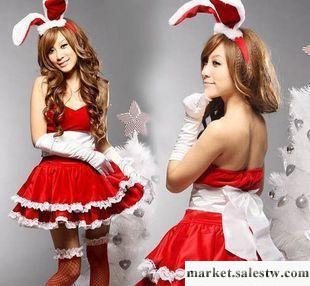 情趣制服 情趣內衣 絨布兔女郎 大兔子 紅色 圣誕裝H50-1工廠,批發,進口,代購