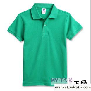 供應新款韓版 短袖純色翻領t恤廣告衫 班服 工作服訂做定制工廠,批發,進口,代購