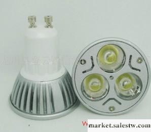 LED照明燈具 LED射燈燈杯 LED大功率射燈 GU10 3W  220v工廠,批發,進口,代購