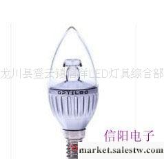 LED蠟燭燈 LED水晶燈蠟燭燈 LED燈 3W 220V E14/E27工廠,批發,進口,代購