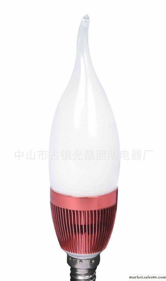 供應OPTOLED尖泡大功率LED蠟燭泡 3W 歡迎咨工廠,批發,進口,代購