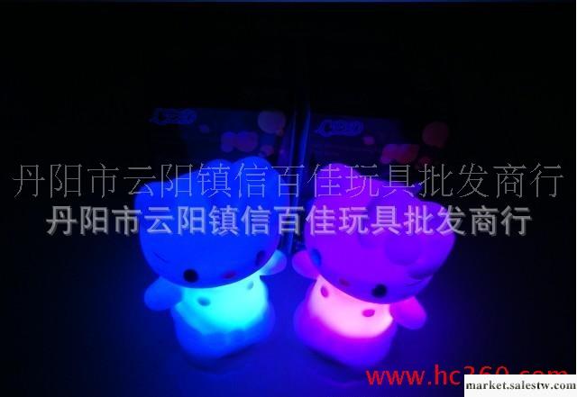 XY013E新款KT貓小夜燈 七彩LED小夜燈 創意電子小禮品 地攤貨批發工廠,批發,進口,代購