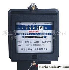 供應浙江華邦電力儀表單相機械表，DD862機械表，2.0計機械表工廠,批發,進口,代購