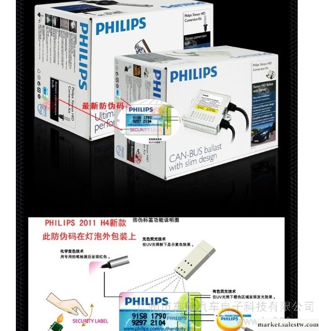 供應正品飛利蒲H4氙氣燈 PHILIPS HID 飛利蒲超薄氙氣燈 氙氣燈工廠,批發,進口,代購