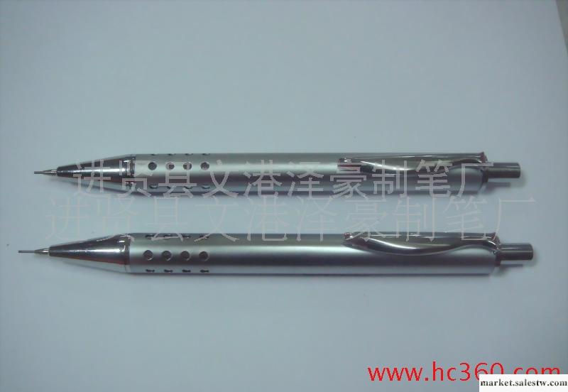 澤豪制筆24孔目洛銀色/金屬按動自動鉛筆（可以制作LOGO）工廠,批發,進口,代購