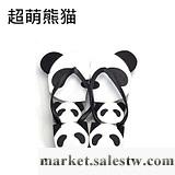 包郵！超萌外貿熊貓人字拖 卡通日系女夾腳拖鞋 原單可愛沙灘涼拖《批2元》工廠,批發,進口,代購