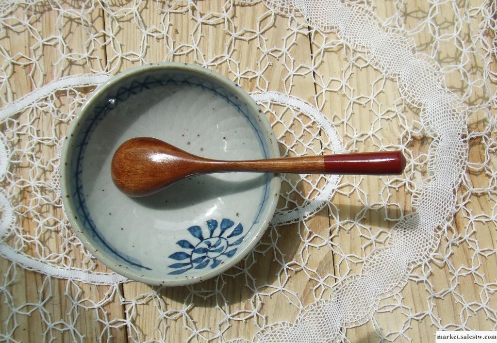 ZAKKA  日系風 老漆楠木 情侶木勺 勺子 咖啡勺 紅色167工廠,批發,進口,代購