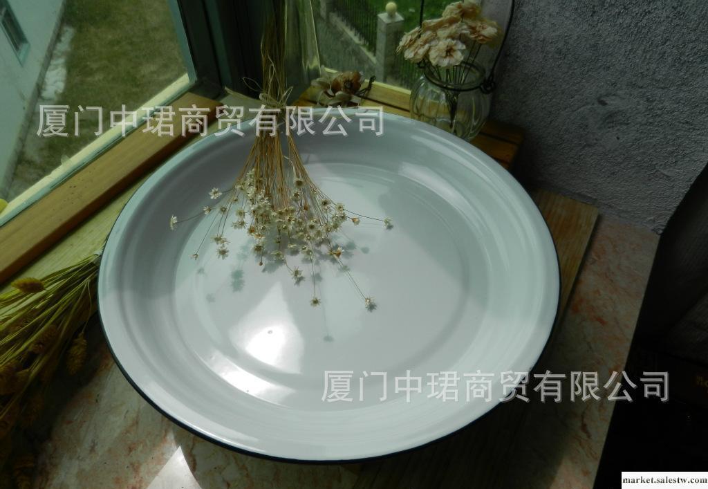 ZAKKA雜貨 日系風 搪瓷水果盤 咖啡盤 碟子 茶盤 收納盤 35CM大號工廠,批發,進口,代購