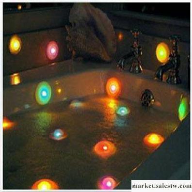 創意生活-七彩泡泡燈/七彩LED浴缸燈/浴室燈（2只裝）工廠,批發,進口,代購