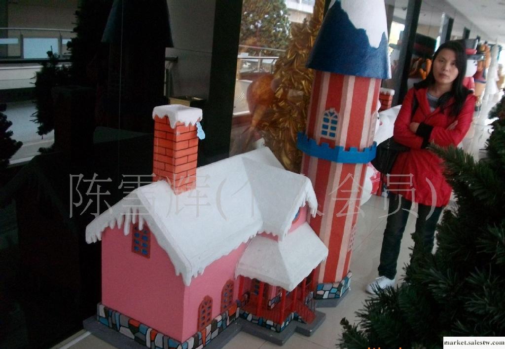 湖南圣誕用品禮品批發圣誕雪屋木屋城堡圣誕場景布置工廠,批發,進口,代購
