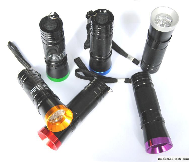 供應最新款3AAA手電筒3節7號電池手電筒最新款9LED手電筒最新款9燈手電筒4工廠,批發,進口,代購