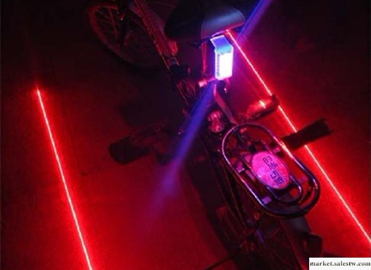 供應自行車激光尾燈 自行車平行線式激光燈 安全燈車尾燈 山地車尾燈LED自行車燈工廠,批發,進口,代購