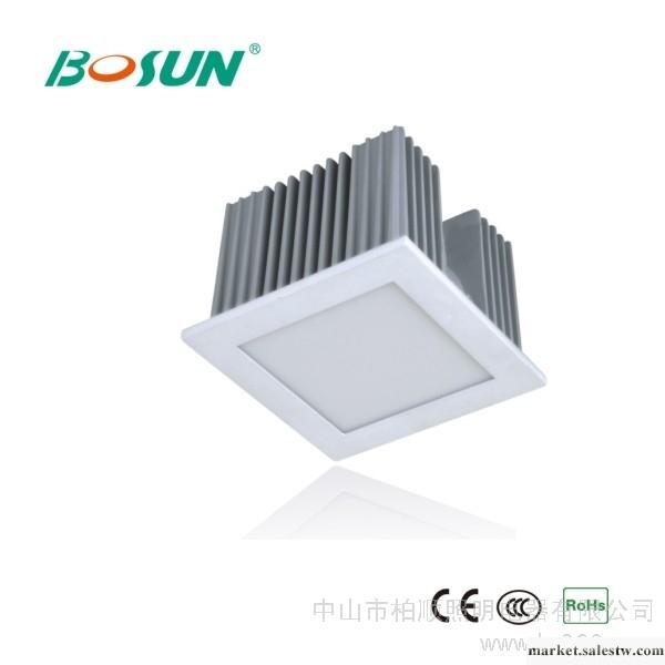 供應BOSUN柏順照明BS-LED-T608BCOB筒燈LED方形筒燈工廠,批發,進口,代購