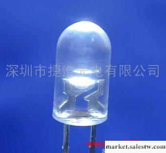 LED發光二極管5MM無邊圓頭白發白工廠,批發,進口,代購