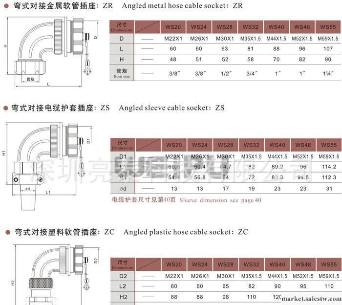 WEIPU威浦 LT-WP-WS 彎式對接插頭 LED防水電源連接器工廠,批發,進口,代購