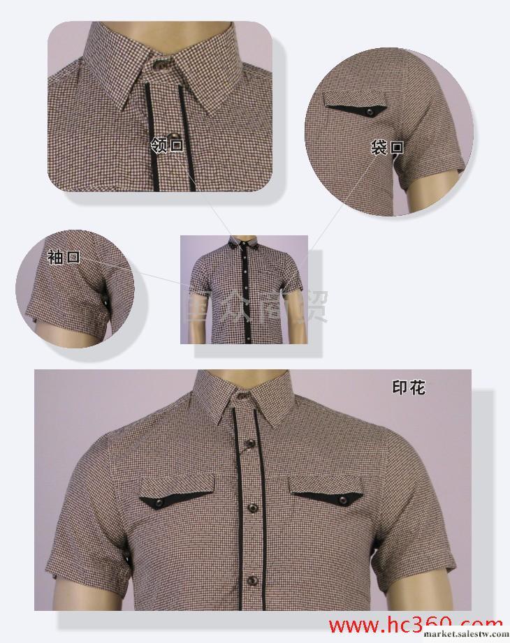 供應男裝批發 奧歐奧商務襯衫短袖 男士襯衫工廠,批發,進口,代購