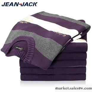 供應JeanJack男裝2011冬裝新款打底撞色針織衫男士毛衣 簡奇兵工廠,批發,進口,代購