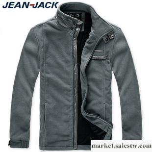 供應Jeanjack品質男裝2011冬裝新款 抓絨男士休閑開衫外套衛衣 男620工廠,批發,進口,代購