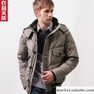 供應衣品天成 冬裝男裝90絨外套 連帽新款羽絨服 男 Y-03工廠,批發,進口,代購