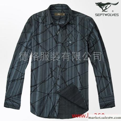 供應七匹狼 襯衣 男裝 長袖 秋裝 男士 襯衫 正品111950502904工廠,批發,進口,代購