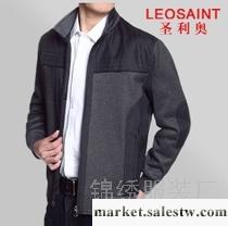 供應圣利奧 2012男裝 新品 中老年夾克男秋裝 中年外套 加厚冬裝 特價工廠,批發,進口,代購