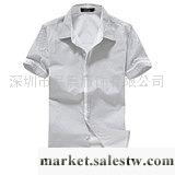 供應ShopZoom 男裝 優惠2011新品夏完美襯型尖領短袖襯衫[C1048]工廠,批發,進口,代購