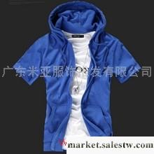 供應2011新款男士休閑韓版男裝TUOYI情侶連帽短袖/T恤工廠,批發,進口,代購