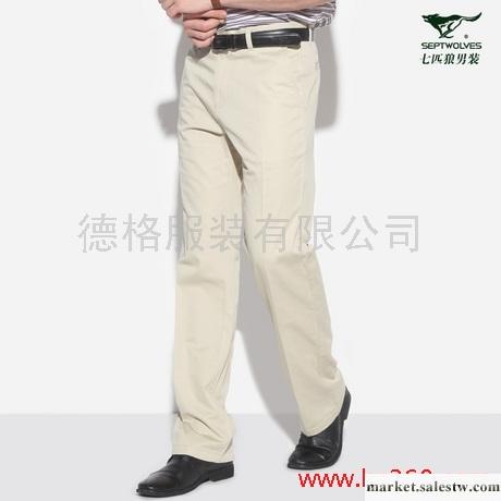供應（52元）七匹狼 男裝 正品 休閑褲 夏款 褲子 111130402317工廠,批發,進口,代購
