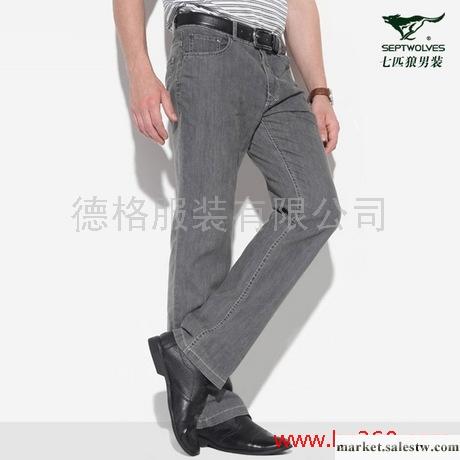 供應（50元）七匹狼牛仔褲 男裝 正品 男士夏款褲子 111B30403782工廠,批發,進口,代購