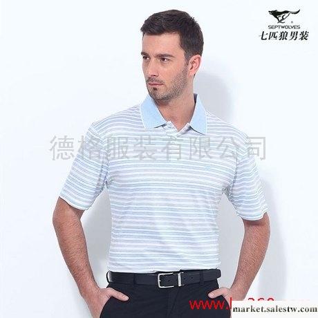 供應（35元）七匹狼男裝 正品 短袖T恤 絲光棉 6583 吊牌價439工廠,批發,進口,代購