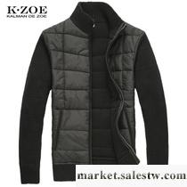 供應KZOE男裝 冬裝新品 2012男士立領雙面穿棉衣棉服 男外套1908工廠,批發,進口,代購