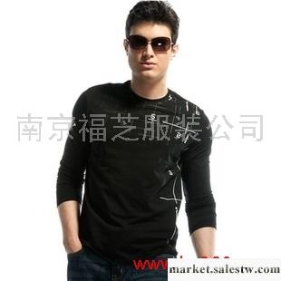 供應凡諾正品2012男春裝新款休閑萊卡棉長袖 t恤 男裝00356工廠,批發,進口,代購