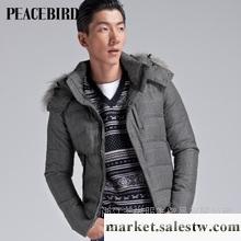 供應美琳 太平鳥男裝2012秋冬新品短款外套 時尚鴨絨加厚羽絨服80811496工廠,批發,進口,代購