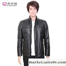 海寧皮衣男士真皮外套男款羽絨服綿羊皮男裝2012新品特價親衣格工廠,批發,進口,代購