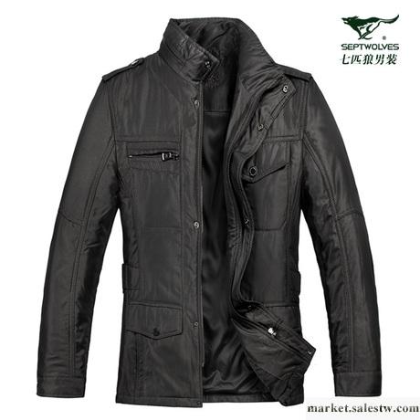 供應  七匹狼棉衣 男裝 外套 正品 冬裝新品 捍冬棉服 02720工廠,批發,進口,代購