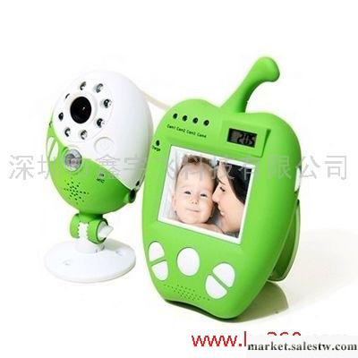 供應蘋果外形帶屏幕無線嬰兒監護器無線監控攝像機工廠,批發,進口,代購