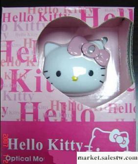 廠家訂做卡通個性的hello kitty KT貓鼠標工廠,批發,進口,代購