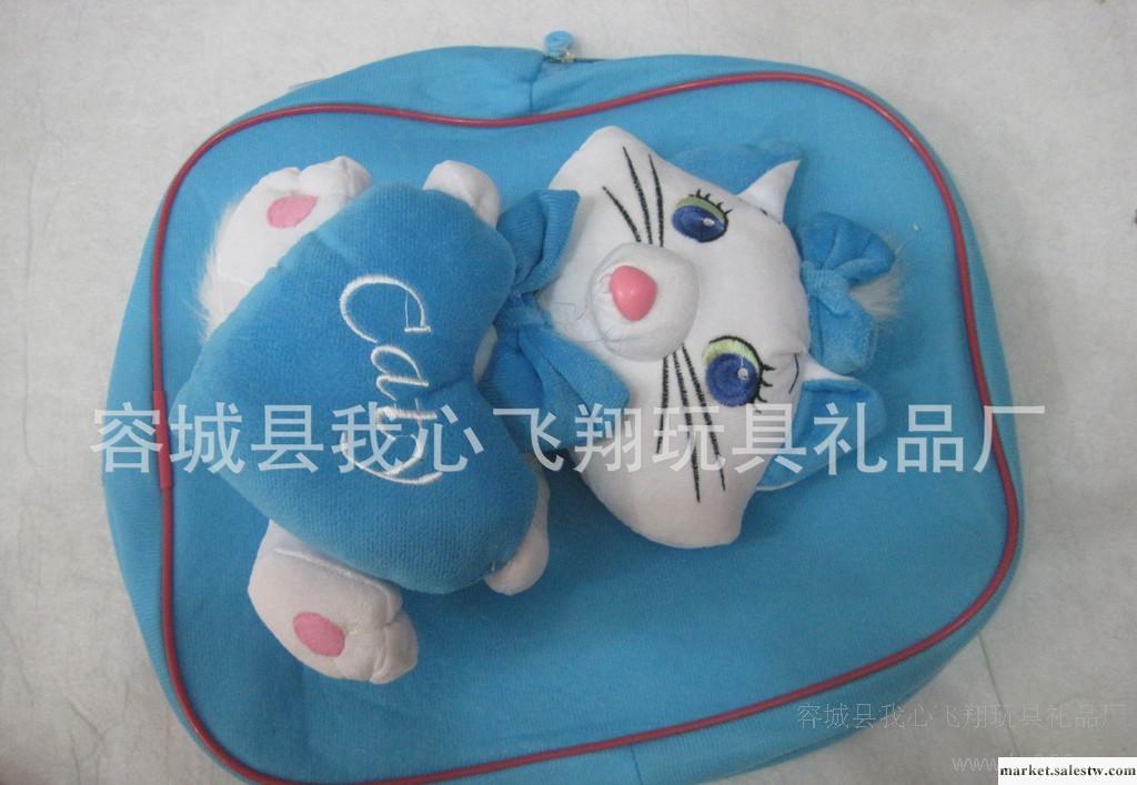 廠家直銷猴子飛毛絨玩具批發零售 兒童背包 雙肩背 抱心瑪麗貓工廠,批發,進口,代購